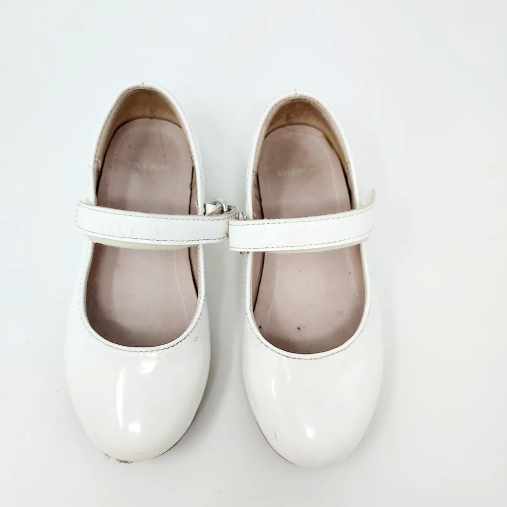 ⭐️5/$20 Sole Play White Dress Shoes Size 8.5 Toddler